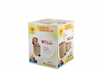 Rattan Pedal Dustbin (Set of 3) (With Display Box)