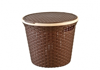 Rattan Round Basket For Multi-Purpose Use (15 lt)